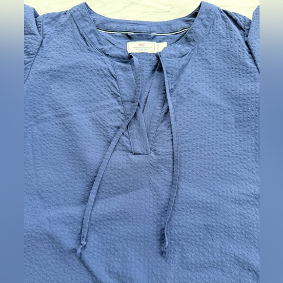 Vineyard Vines Harbor Performance Flutter Sleeve Dress Sz L - Picture 4 of 7